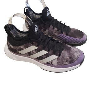 Adidas Crazyflight Bounce Gray Purple Tye Dye Women’s Sneakers 6.5